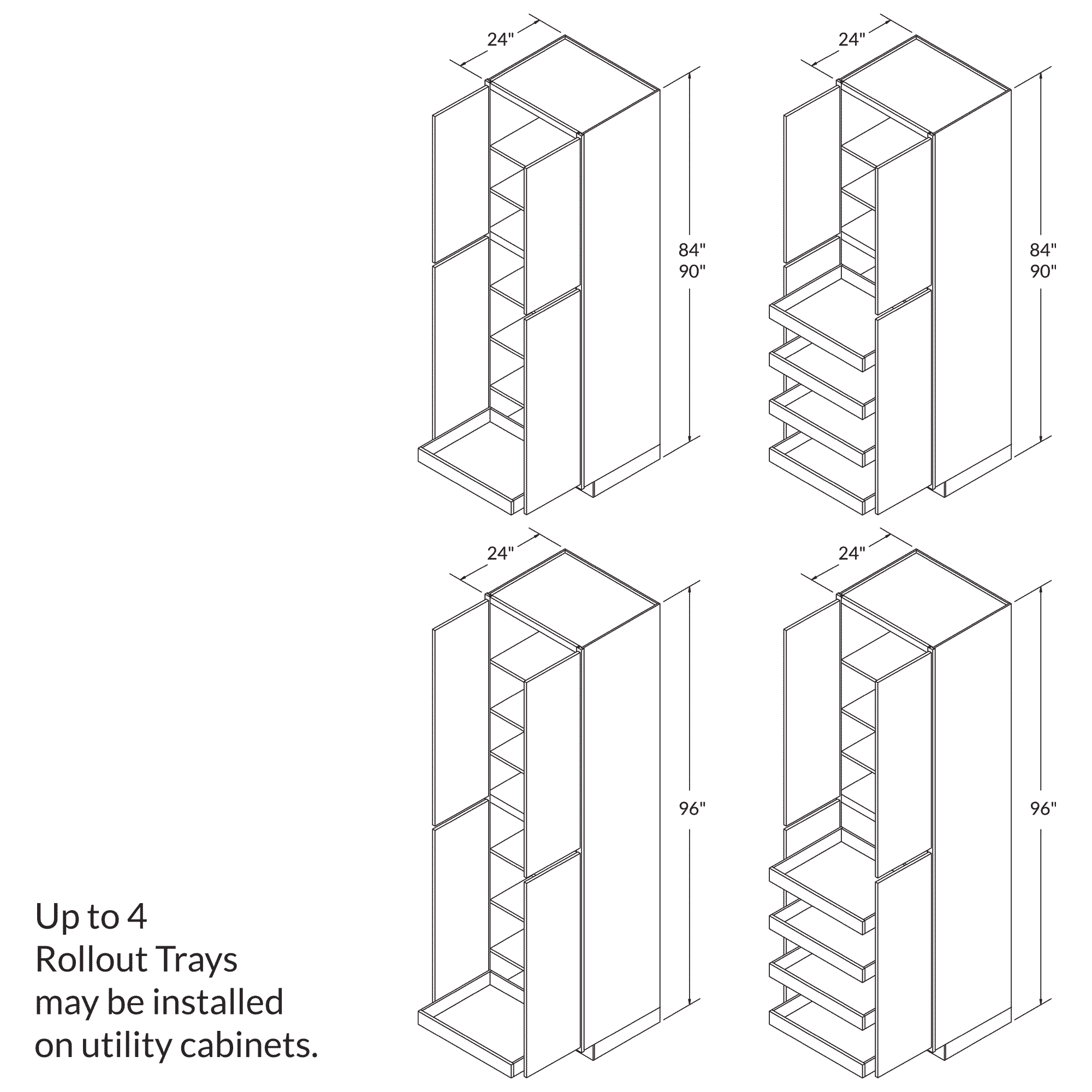 Rollout Cabinetry Drawer Upgrade for 24"W Cabinet - Image 4