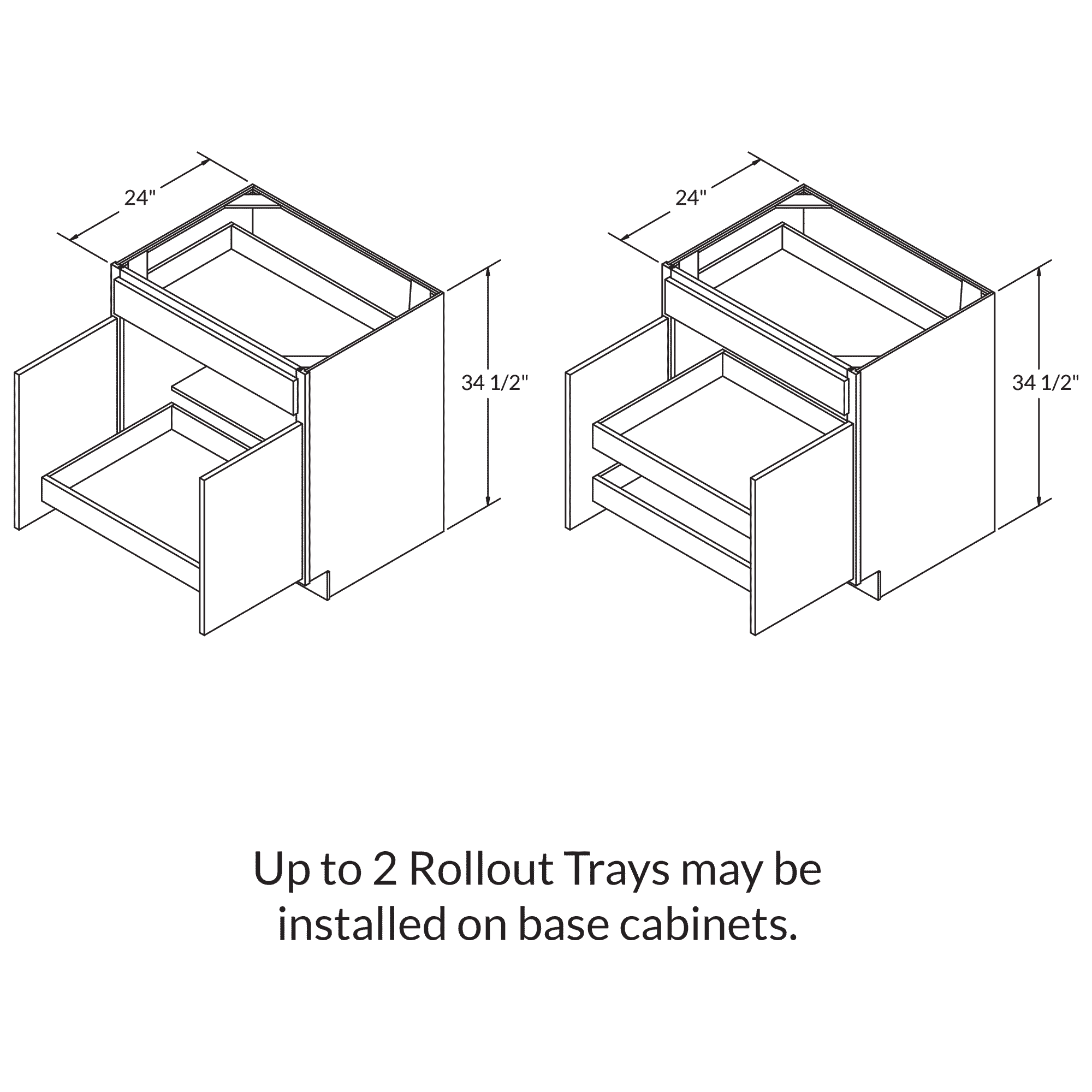 Rollout Cabinetry Drawer Upgrade for 30"W Cabinet - Image 3