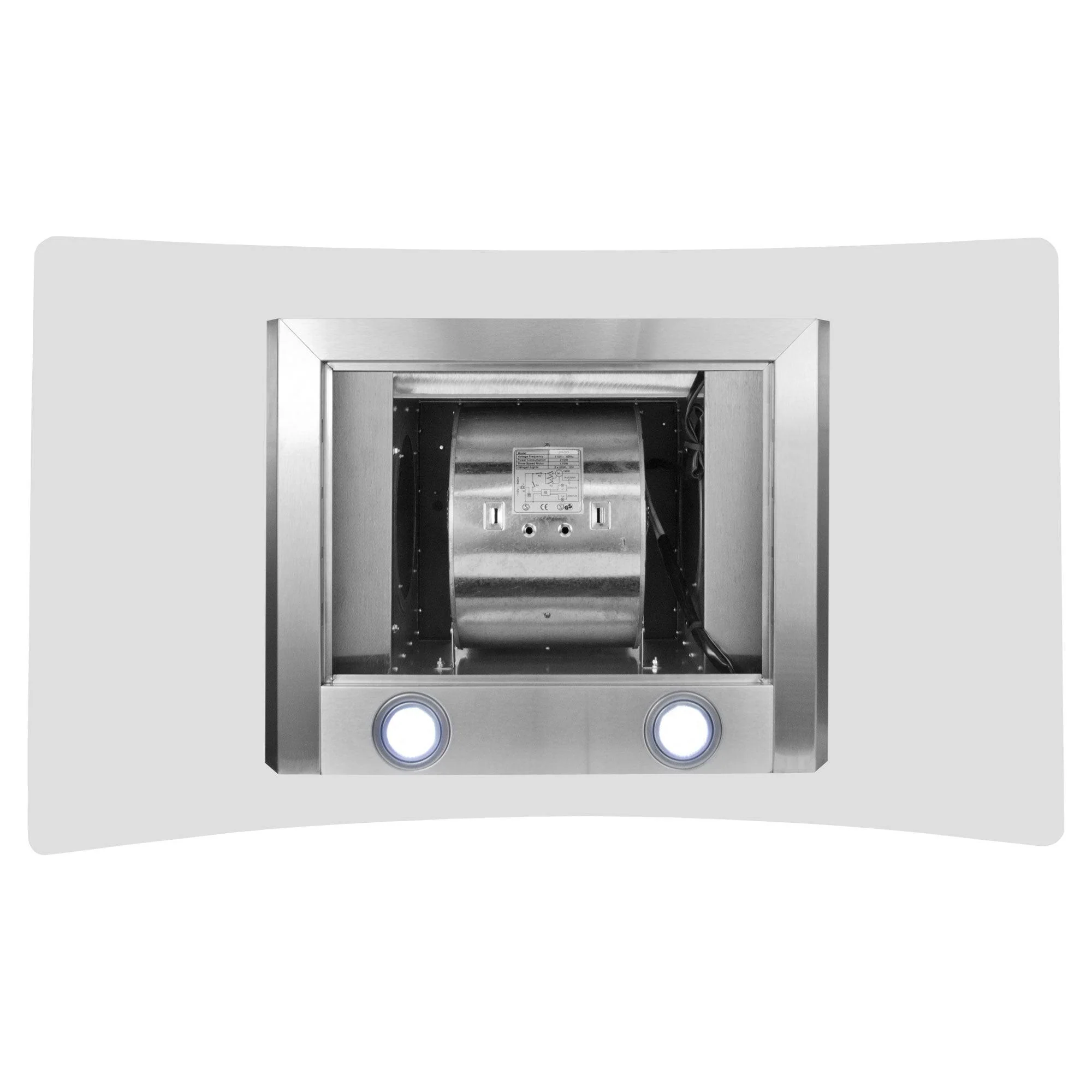 30" Wall Mount Glass Range Hood LH2-30G with LCD - Image 8