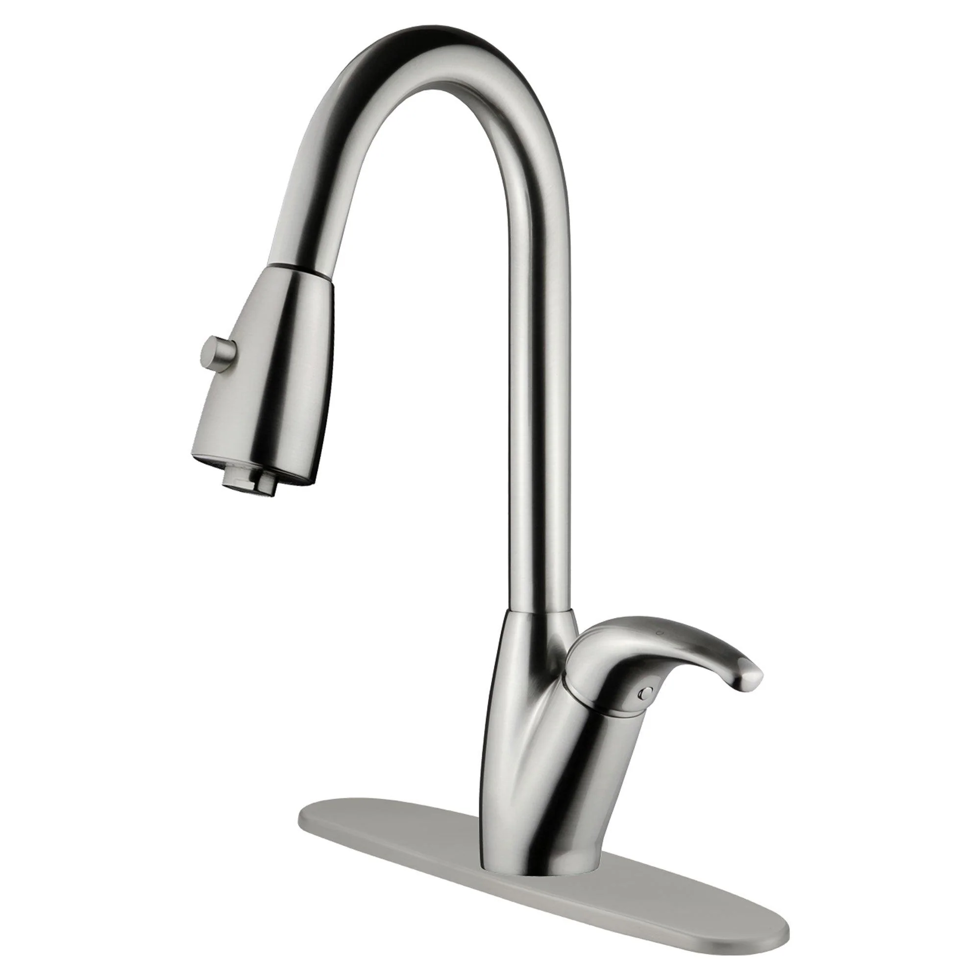 Pull Out Kitchen Faucet LK12B Brushed Nickel Finish - Image 3